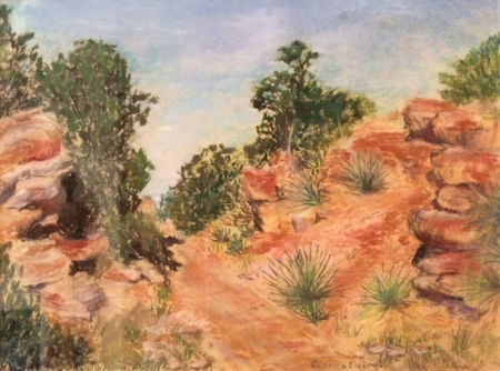 Palo Duro Winter by artist Rebecca Barrows